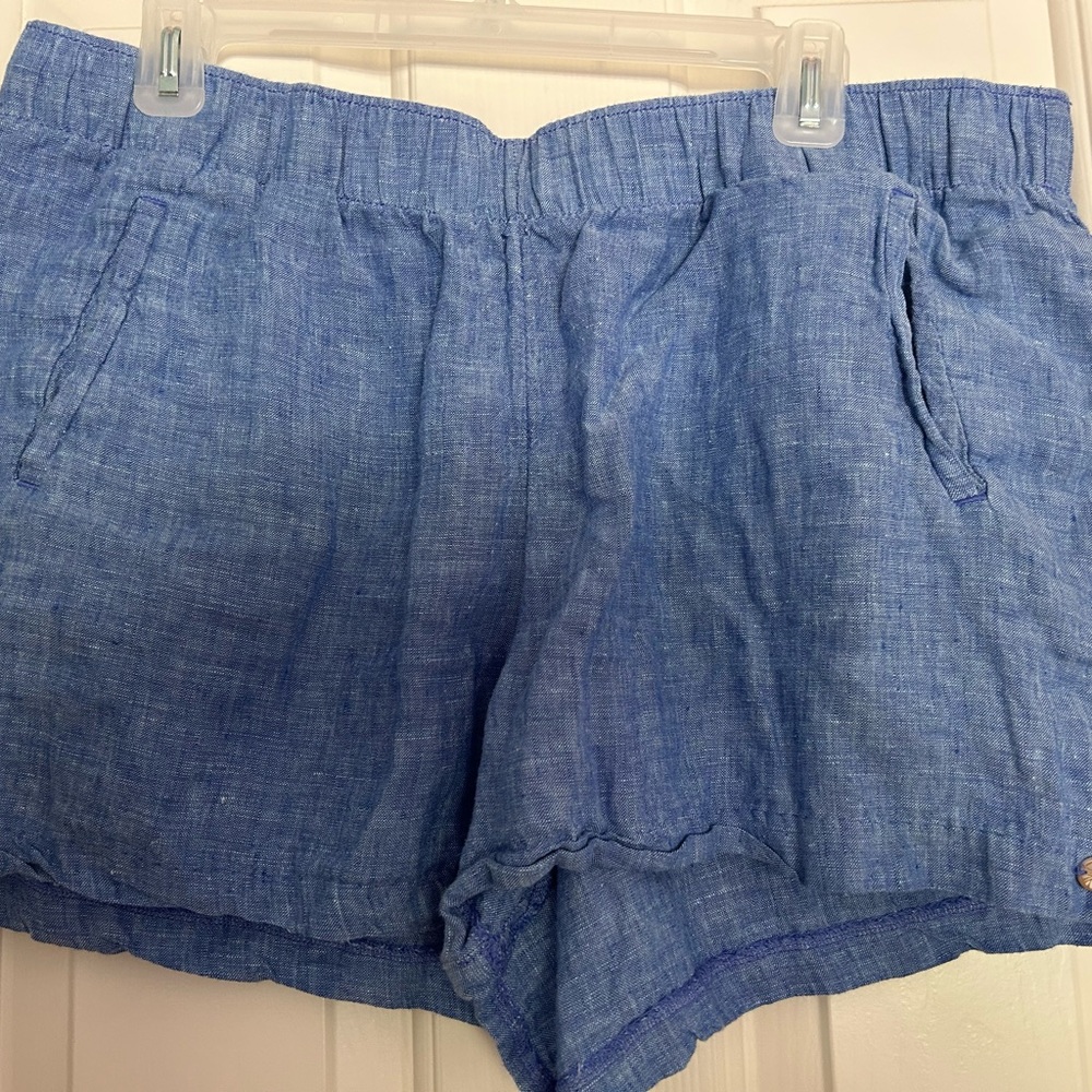 Lilly Pulitzer Light Blue Women's Linen Shorts